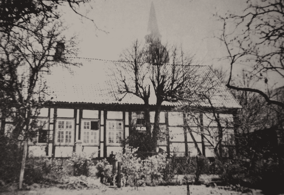 Kantorschule im Winter 1902